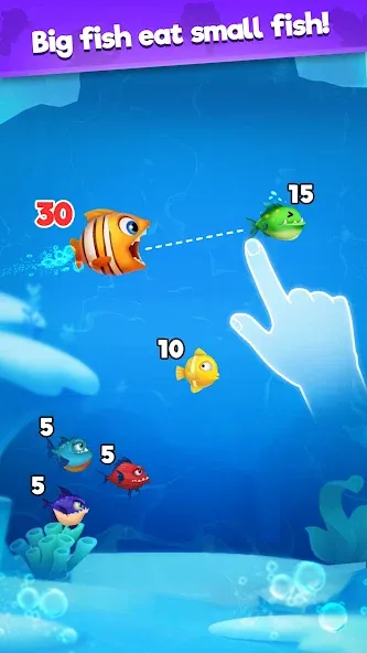 Fish Go.io - Be the fish king  [МОД Unlocked] Screenshot 1