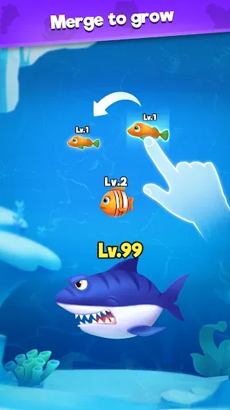 Fish Go.io - Be the fish king  [МОД Unlocked] Screenshot 3