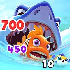 Взломанная Fish Go.io - Be the fish king  [МОД Unlocked] - стабильная версия apk на Андроид