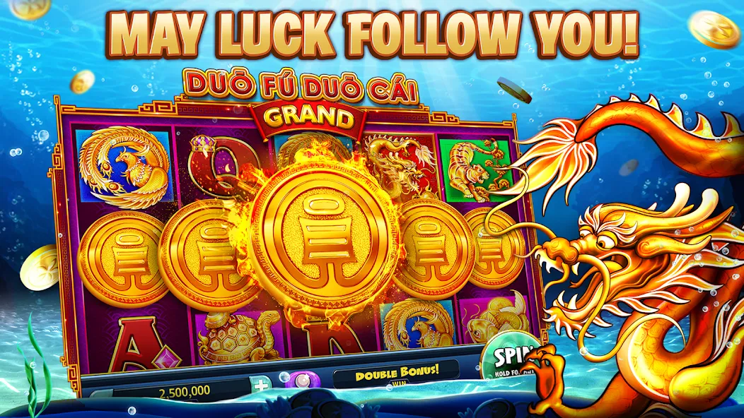 Gold Fish Casino Slot Games (Голдфиш)  [МОД Все открыто] Screenshot 2