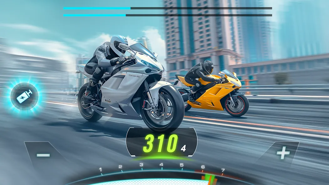 Motor Bike: Xtreme Races  [МОД Меню] Screenshot 3