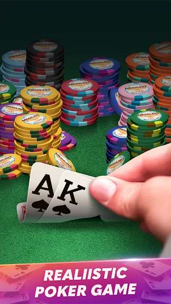 Mega Hit Poker: Texas Holdem (Мега Хит Покер)  [МОД Бесконечные деньги] Screenshot 1