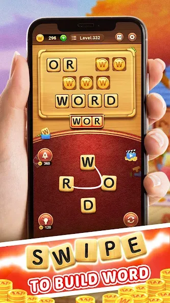 Word Connect (Ворд Коннект)  [МОД Меню] Screenshot 1