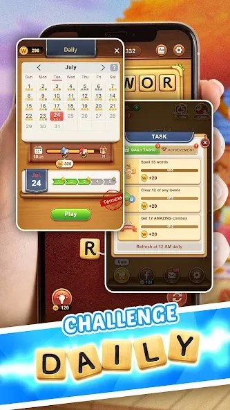 Word Connect (Ворд Коннект)  [МОД Меню] Screenshot 4