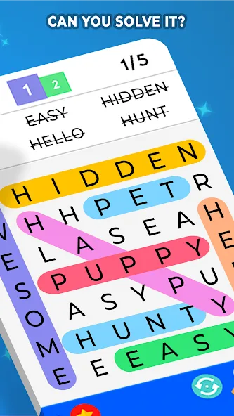 Word Search  [МОД Бесконечные деньги] Screenshot 3