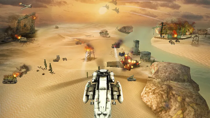 Gunship Strike 3D  [МОД Unlimited Money] Screenshot 1