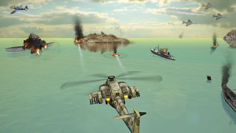 Gunship Strike 3D  [МОД Unlimited Money] Screenshot 2