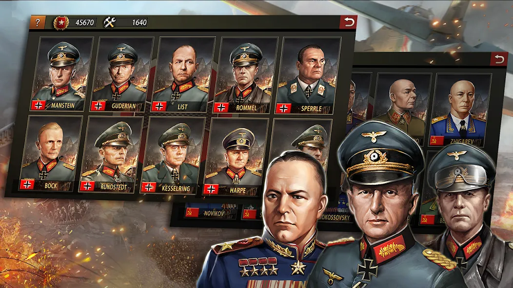 World War 2:WW2 Strategy Games (Вторая мировая война)  [МОД Unlocked] Screenshot 2