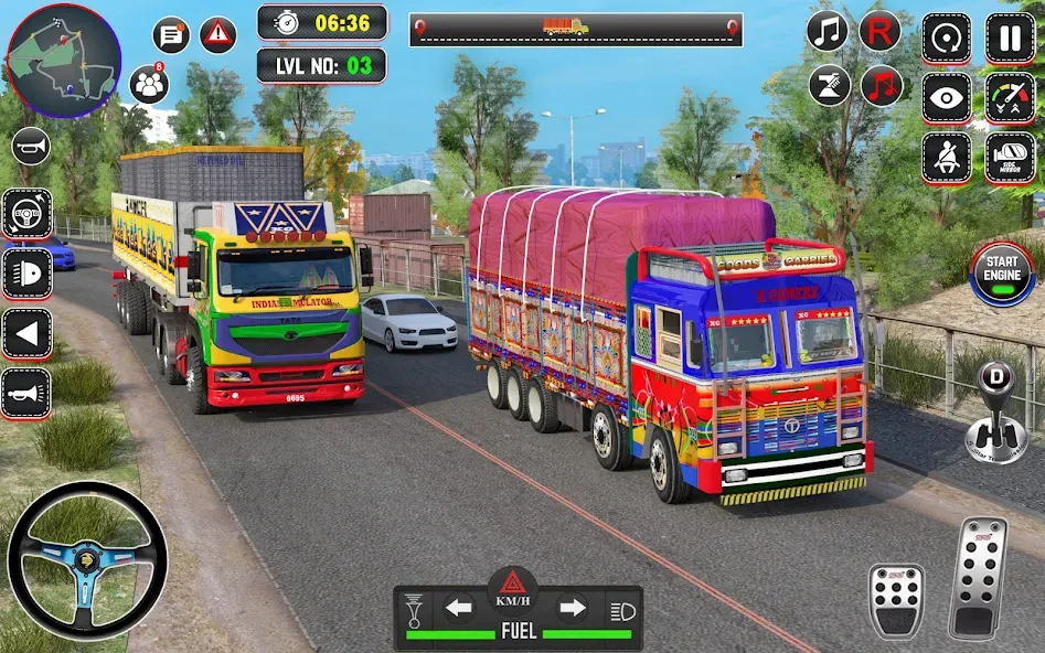 Indian Truck Drive Truck Games (Индийский грузовой симулятор)  [МОД Меню] Screenshot 4