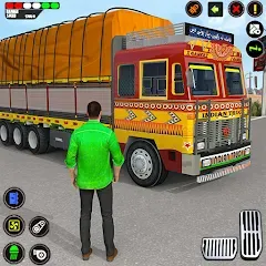 Взломанная Indian Truck Drive Truck Games (Индийский грузовой симулятор)  [МОД Меню] - стабильная версия apk на Андроид