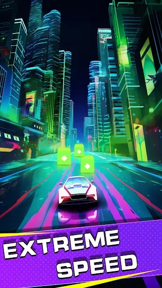 Beat Racing:Car&Music game (Бит Кар Гонки игра музыки )  [МОД Unlocked] Screenshot 3