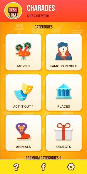 Charades Guess the Word  [МОД Menu] Screenshot 4