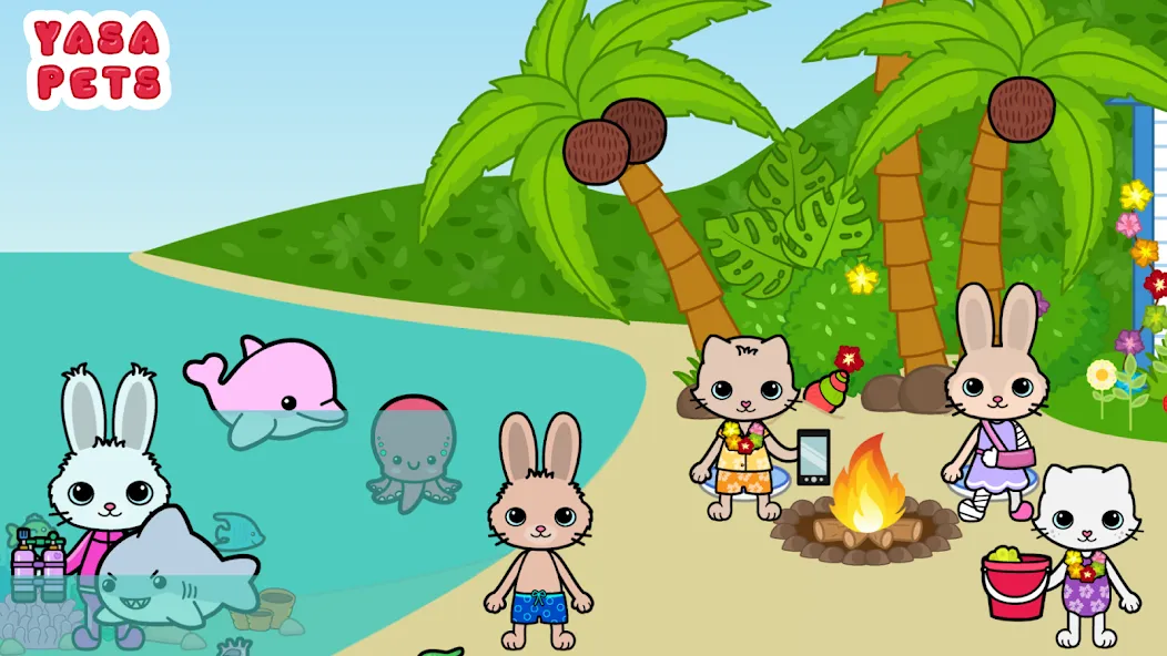 Yasa Pets Island (Яса Петс Айленд)  [МОД Бесконечные деньги] Screenshot 2