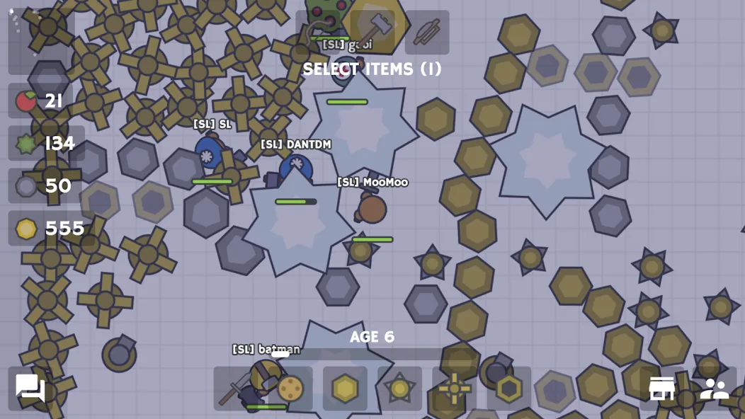 MooMoo.io (Official)  [МОД Бесконечные монеты] Screenshot 2