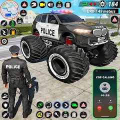 Взломанная Police Monster Truck Car Games  [МОД Unlimited Money] - последняя версия apk на Андроид