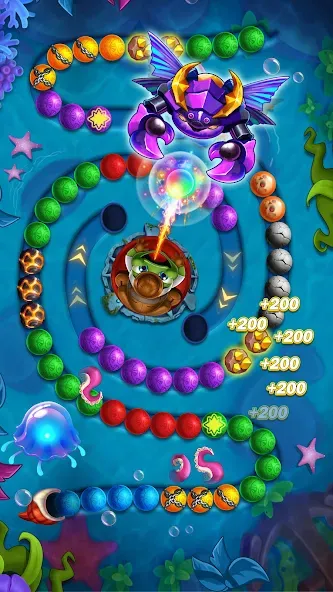 Marble Puzzle Legend (Зумбалл Делюкс)  [МОД Unlimited Money] Screenshot 1