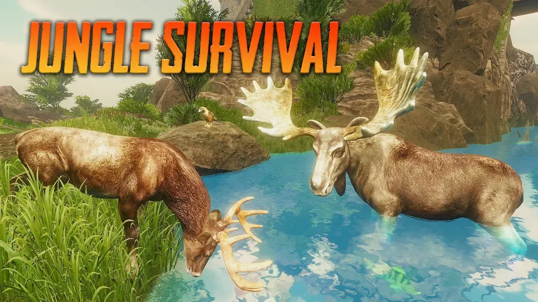 The Moose - Animal Simulator (Зе Мус)  [МОД Все открыто] Screenshot 5