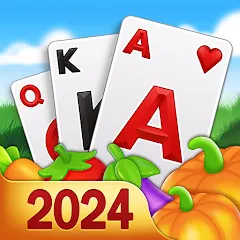 Взломанная Solitaire Farm: Card Games (Соляр Фарм)  [МОД Все открыто] - полная версия apk на Андроид