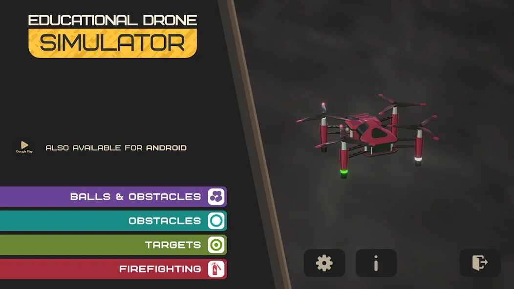 Edu Drone Simulator  [МОД Unlocked] Screenshot 1