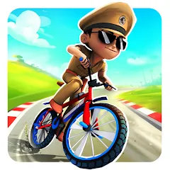 Скачать взлом Little Singham Cycle Race (Литл Сингам Велосипедная Гонка)  [МОД Бесконечные монеты] - стабильная версия apk на Андроид