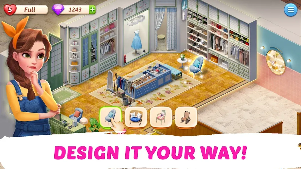 My Story - Mansion Makeover  [МОД Много монет] Screenshot 3