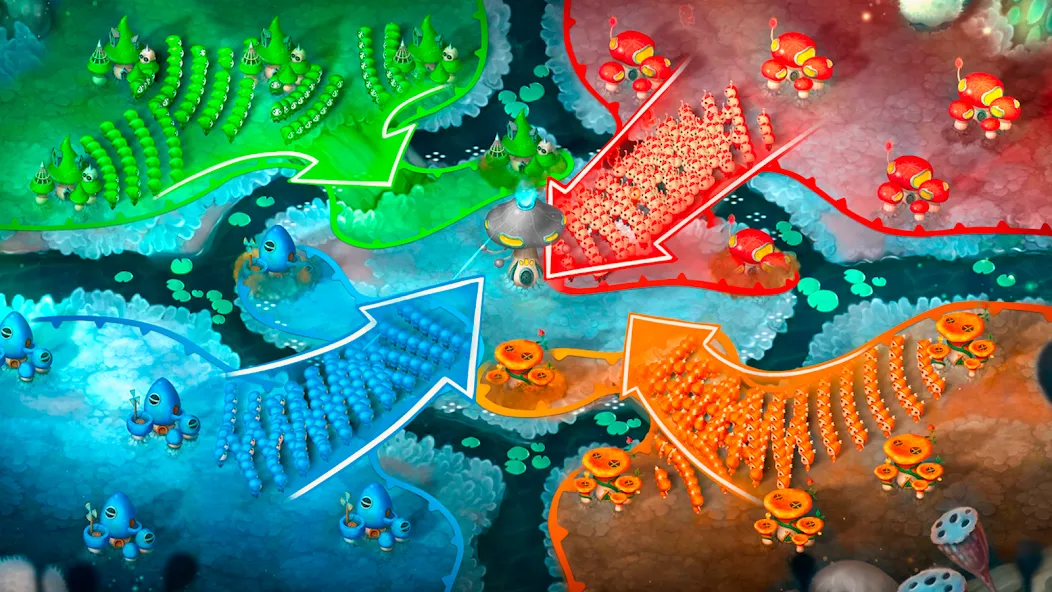 Mushroom Wars 2: RTS Strategy (Мушрум Варс 2)  [МОД Бесконечные деньги] Screenshot 4