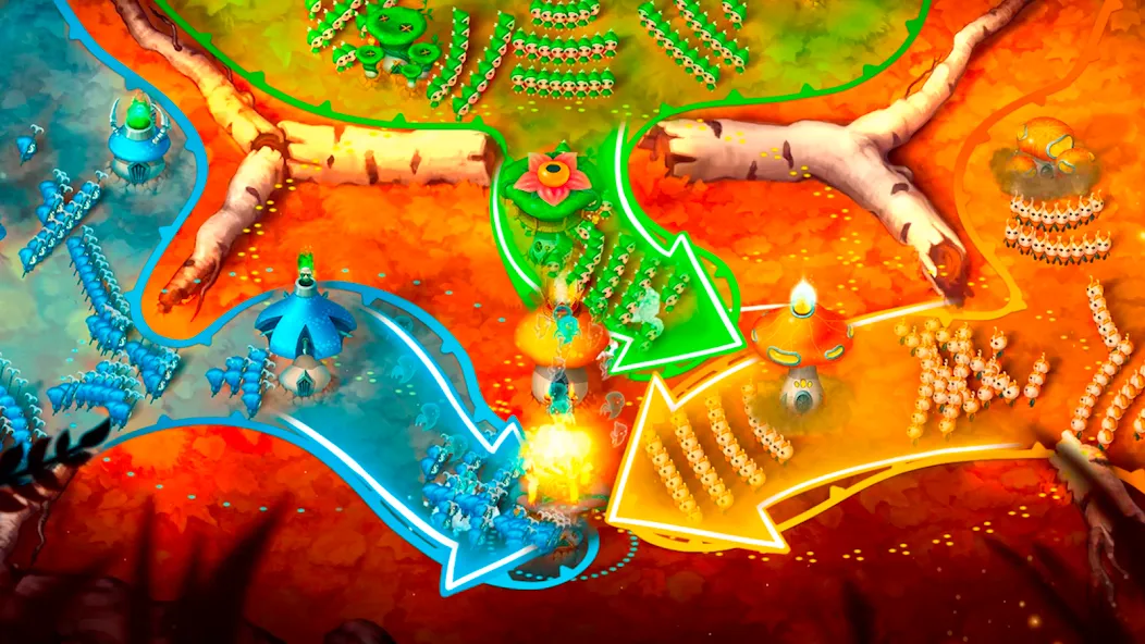 Mushroom Wars 2: RTS Strategy (Мушрум Варс 2)  [МОД Бесконечные деньги] Screenshot 5