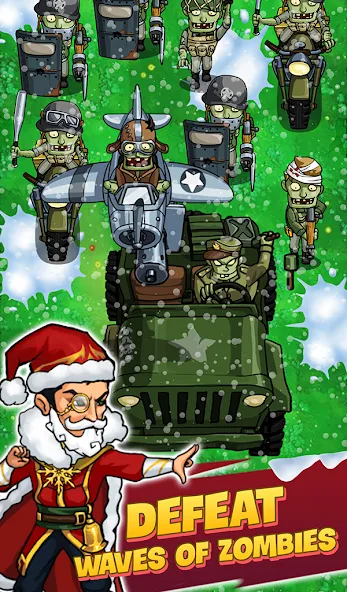 Zombie War Idle Defense Game (Зомби Война)  [МОД Много денег] Screenshot 4