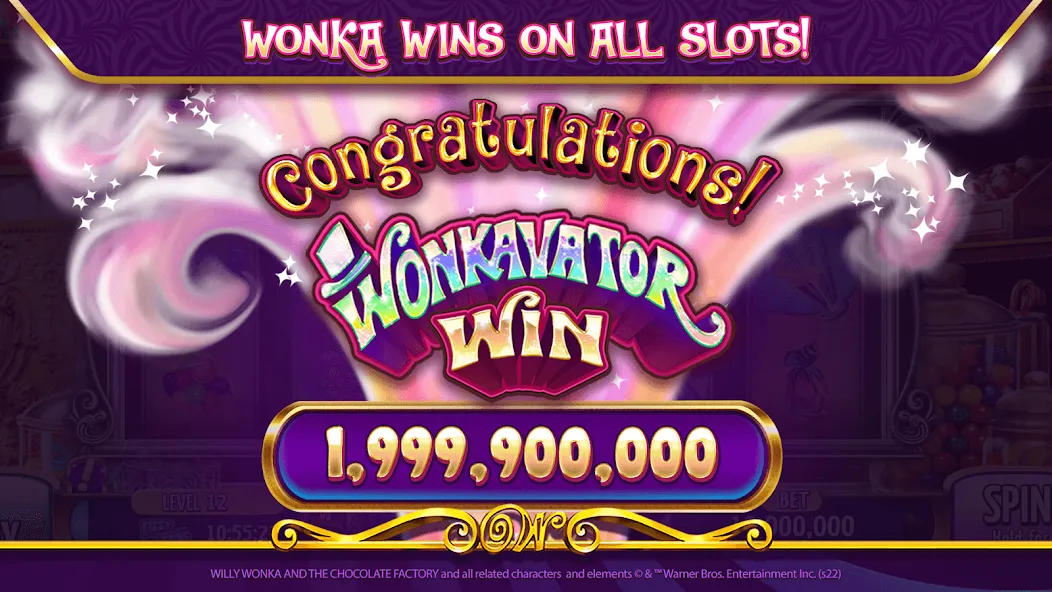 Willy Wonka Vegas Casino Slots (Вилли Вонка Вегас Казино Слоты)  [МОД Unlocked] Screenshot 1