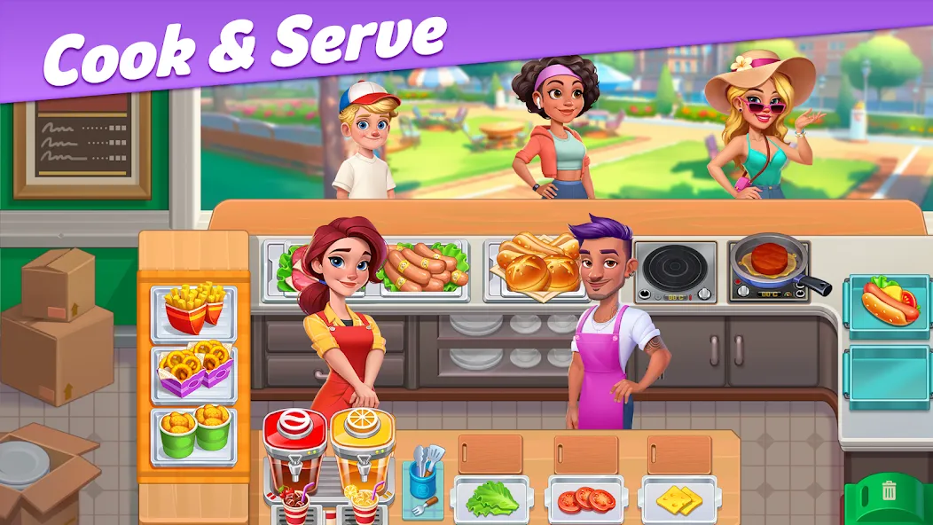 Restaurant Rescue - Food Games (Ресторанный спасатель)  [МОД Mega Pack] Screenshot 1