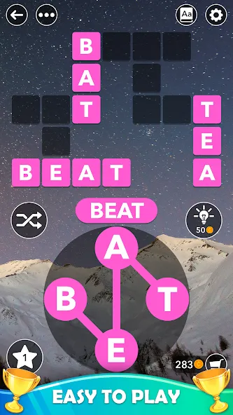 Word Cross: Offline Word Games  [МОД Все открыто] Screenshot 2