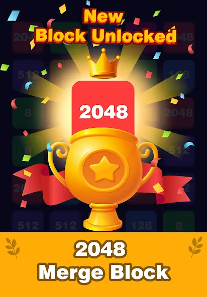 2248 Number block puzzle 2048 (Две тысячи двести сорок восемь)  [МОД Бесконечные монеты] Screenshot 3