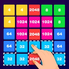 Взломанная 2248 Number block puzzle 2048 (Две тысячи двести сорок восемь)  [МОД Бесконечные монеты] - стабильная версия apk на Андроид