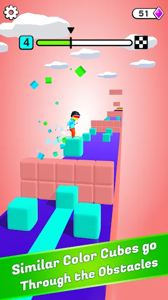 Block Surfer (Блок Серфер)  [МОД Unlimited Money] Screenshot 2