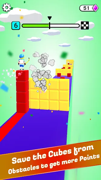 Block Surfer (Блок Серфер)  [МОД Unlimited Money] Screenshot 3