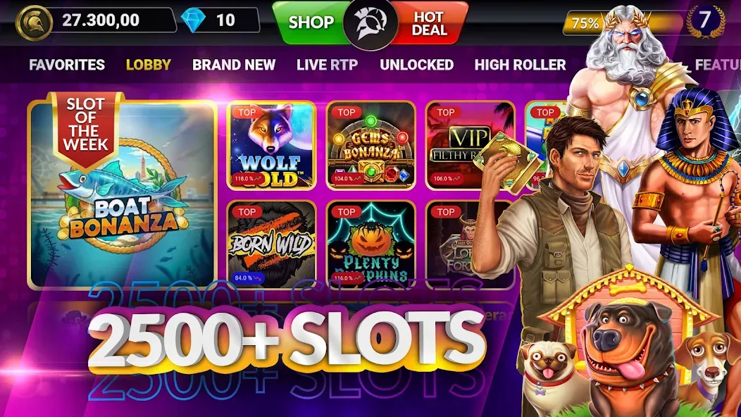 SpinArena Online Casino Slots (СпинАрена Онлайн Казино Слоты)  [МОД Все открыто] Screenshot 1