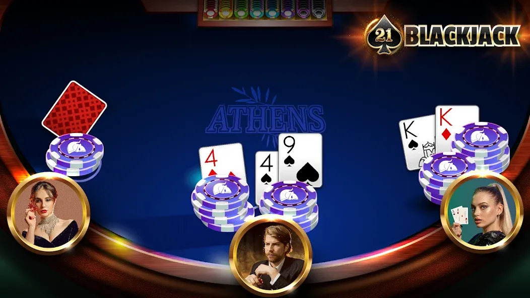 BlackJack 21 - Online Casino  [МОД Unlocked] Screenshot 1