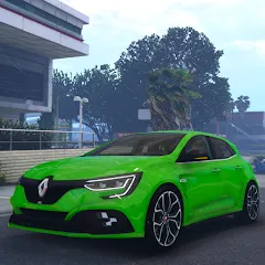 Взломанная Renault Megane RS Simulator (Рено Меган  Симулятор)  [МОД Mega Pack] - полная версия apk на Андроид