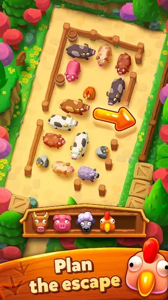 Farm Jam: Animal Parking Game (Фарм Джам)  [МОД Mega Pack] Screenshot 4