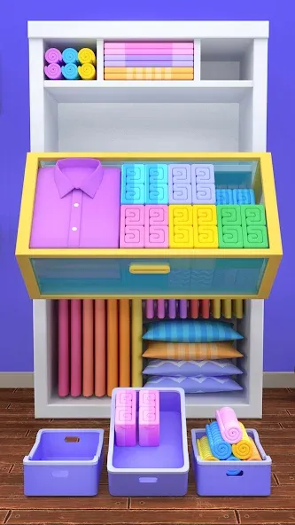 Fill the Closet: Organize Game (Фил зе Клозет)  [МОД Все открыто] Screenshot 3