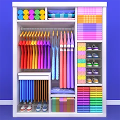 Скачать взлом Fill the Closet: Organize Game (Фил зе Клозет)  [МОД Все открыто] - полная версия apk на Андроид