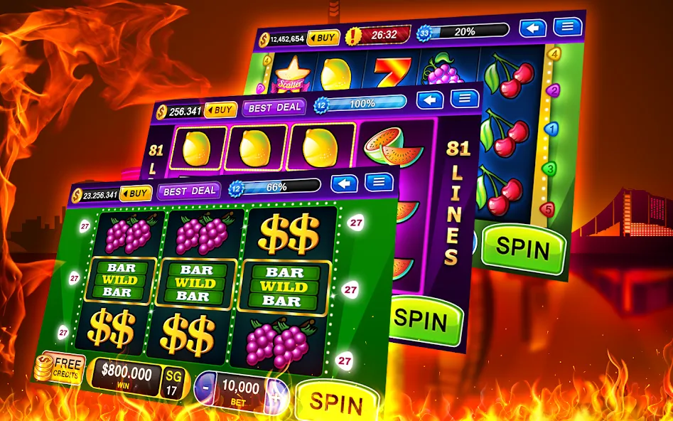 Slots - Casino Slot Machines  [МОД Mega Pack] Screenshot 2