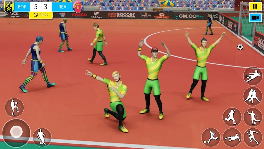 Indoor Futsal: Football Games (Индор Футзал)  [МОД Много денег] Screenshot 2