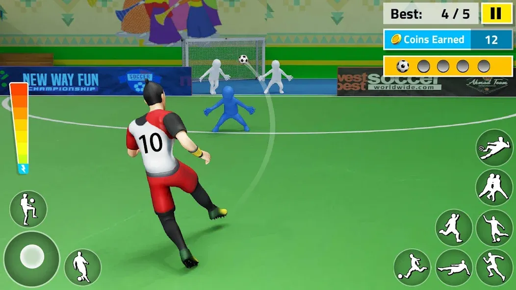 Indoor Futsal: Football Games (Индор Футзал)  [МОД Много денег] Screenshot 4