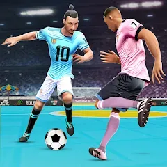 Взлом Indoor Futsal: Football Games (Индор Футзал)  [МОД Много денег] - стабильная версия apk на Андроид