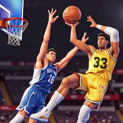 Взломанная Dunk Smash: Basketball Games (Баскетбольные игры)  [МОД Бесконечные деньги] - последняя версия apk на Андроид