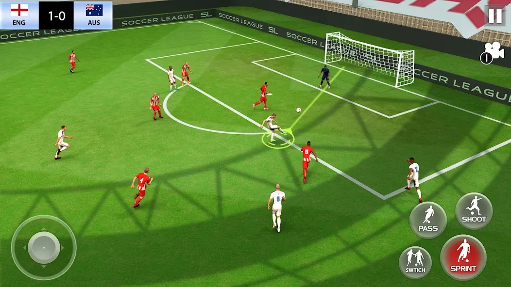 Play Football: Soccer Games (тар Футбол 23)  [МОД Menu] Screenshot 2