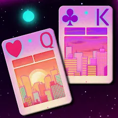 Взлом FLICK SOLITAIRE - Card Games (ФЛИКК)  [МОД Бесконечные монеты] - стабильная версия apk на Андроид