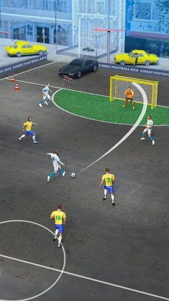 Street Football Kick Games (Уличный футбол Игры с ударами)  [МОД Бесконечные монеты] Screenshot 3