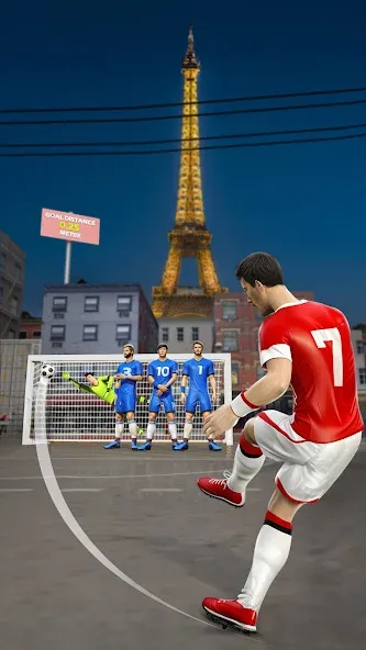 Street Football Kick Games (Уличный футбол Игры с ударами)  [МОД Бесконечные монеты] Screenshot 5